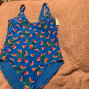 Watermelon one piece swimsuit NWT XXL Tall